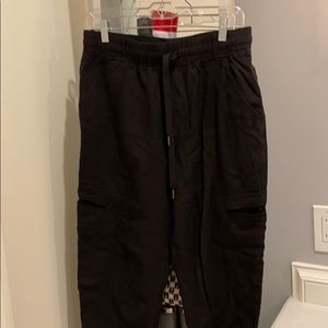 Black never worn cargo pants